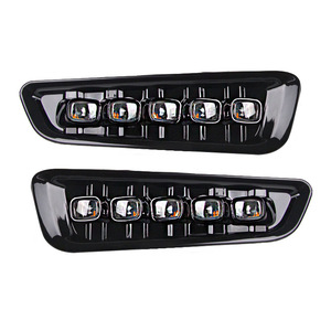 ไฟวิ่งกลางวัน LED 2016-2019สำหรับ Ford Raptor F150 3สี (สีขาวอำพันสีฟ้า) สำหรับรถ12V - Product Image 3