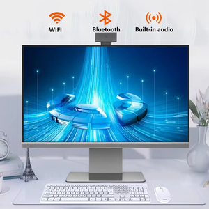 Barebone 24 "オールインワンコンピュータセットビジネスゲームオフィスモノブロックAIO Core I5 DDR4 HDD SDDデスクトップPCオールインワンカメラ付き - Product Image 3