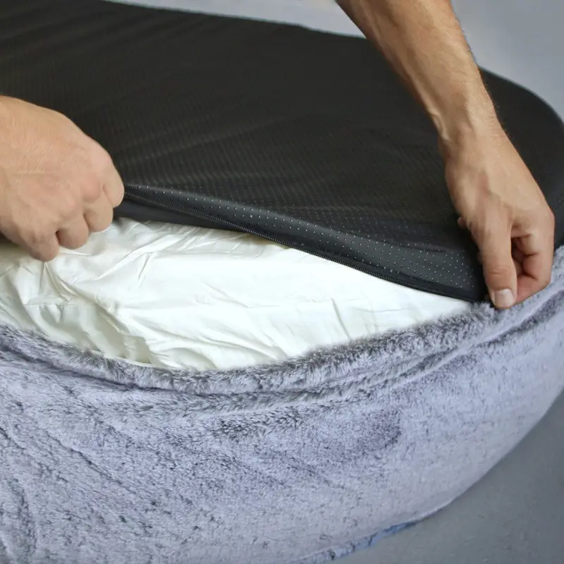 Özel tasarlanmış sıcak yumuşak rahat insan boyutu köpek battaniyesi lüks büyük uyku büyük Pet bellek köpük yatak