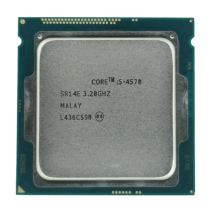 I5ที่ใช้เดิม i5-4570ซีพียูแบบ6500คอร์ i5 8400 i5 9400ซีพียูเดสก์ท็อปโปรเซสเซอร์ (แคช6ม., 3.20 GHz) SR14E LGA1150 i5 3450 - Product Image 1