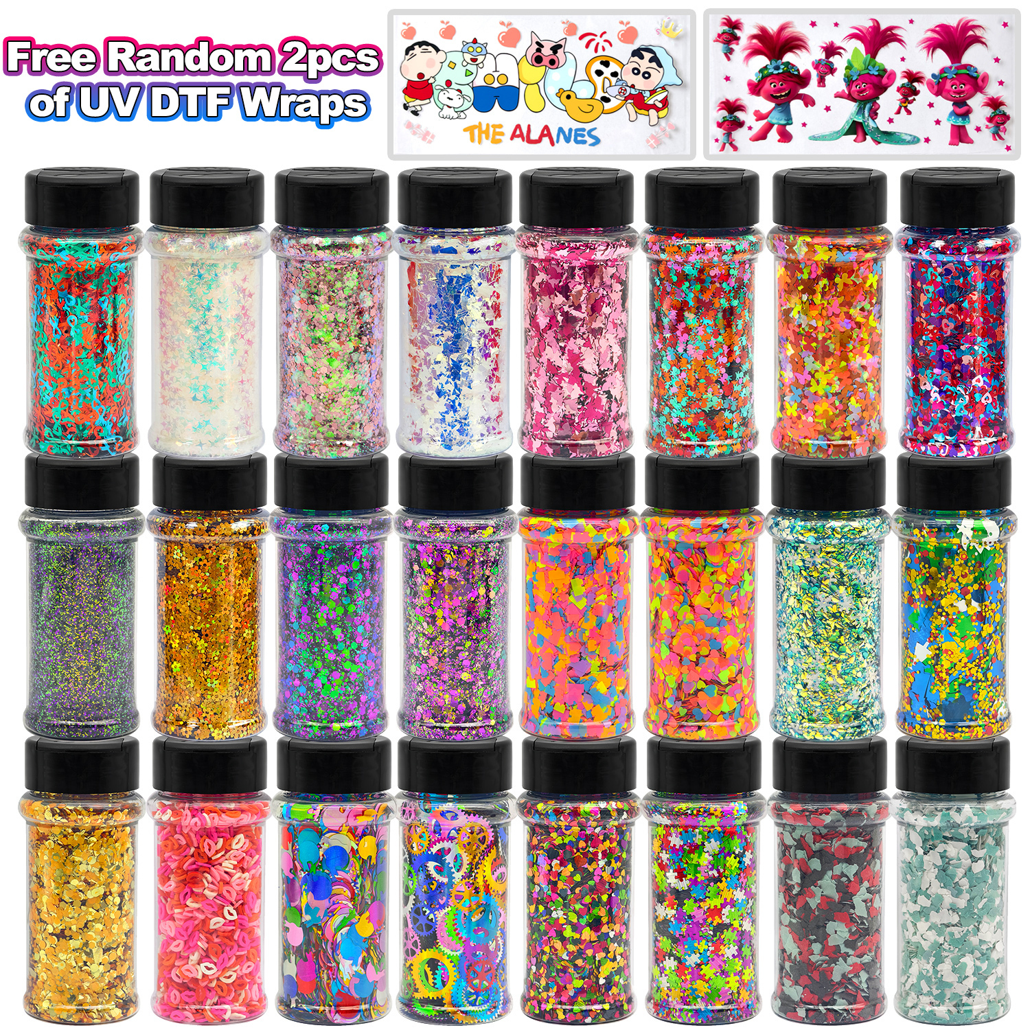 Set10-24 colores mezclados/Brillo del día de San Valentín