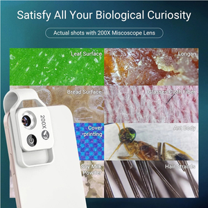 CPL显微镜200x高清手机相机微距镜头儿童科学教育生物学研究 - Product Image 6