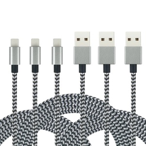 6英尺2米常用配件和零件类型C尼龙编织快速充电电缆<span class=keywords><strong>USB</strong></span> C手机充电器