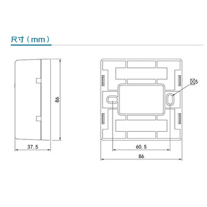 Jiangsu SFERE, módulo de Control de alarma de incendio de 220V/110V, módulo de control de puerta de fuego de plástico, entrada de 380V, trifásico - Product Image 3