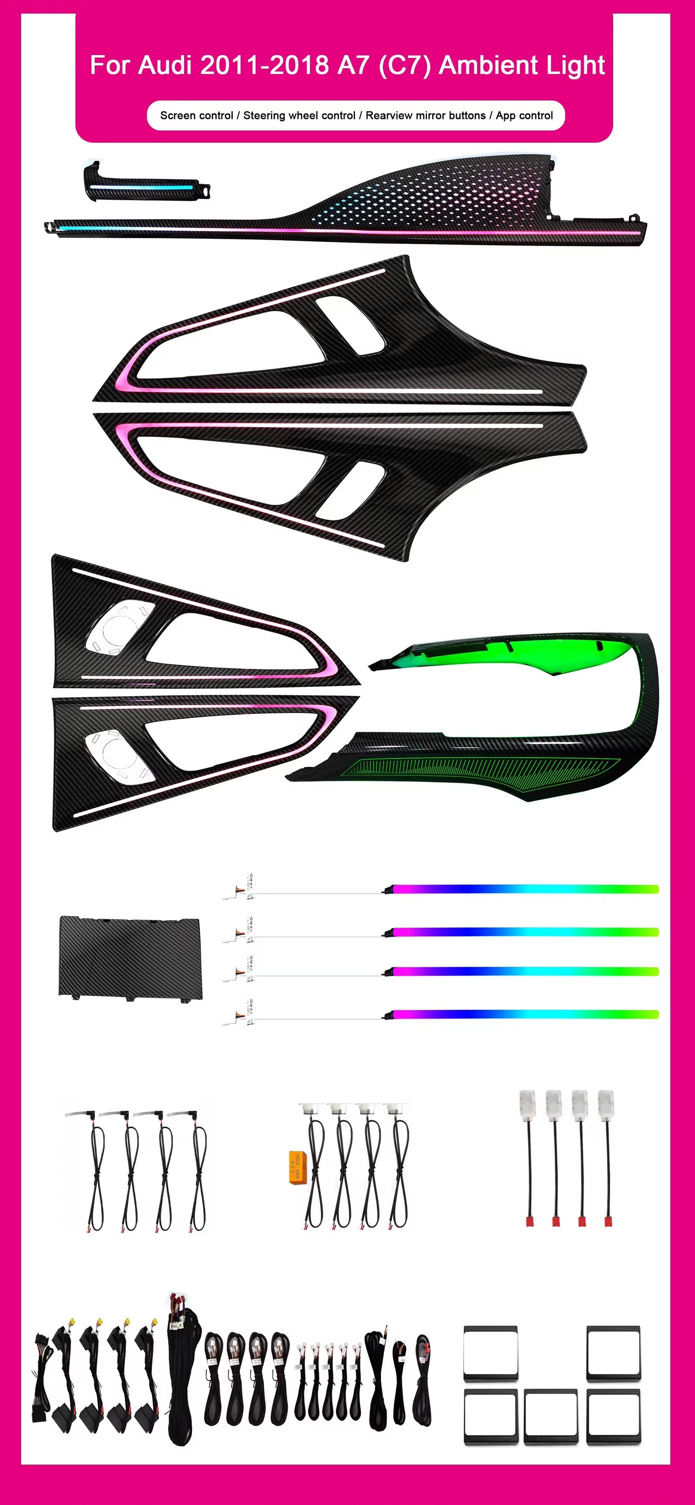 Carbon fiber texture style