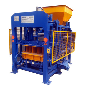 Máquina de QT4-15 de bloques de enclavamiento automático, carro para pavimentación y construcción, lista de precios de Tailandia - Product Image 1