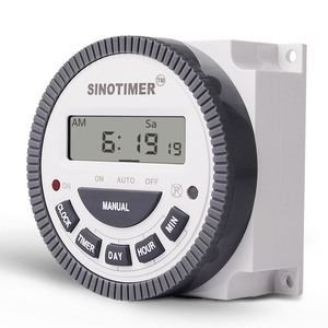 7 giorni settimanale programmabile Timer digitale 1NO + 1NC uscita senza Volt 16A relè con TM619-4 di copertura antipolvere - Product Image 1