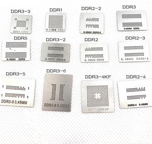BGA Reballing Stencil Tools用DDR DDR2 DDR2-2 DDR2-3 DDR3-2 DDR3-3 DDR3-4 DDR5 BGA Reball Stencils Templates - Product Image 1