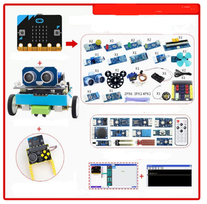 USB-Datenkabel Micro bit V2.2 Entwicklungs platine Erweiterungs karte Python Starter Kit 2.0 Maker Programmierung Smart Car Micro Bit Kit - Product Image 3