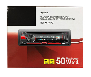 通用汽车立体声收音机音频播放器CD DVD MP3播放器，带FM Aux输入SD/USB端口 - Product Image 3