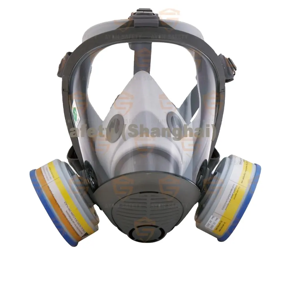 Venda quente De Borracha De Silicone Equipamento De Proteção Pessoal Anti Respirador De Máscara Completa De Gás