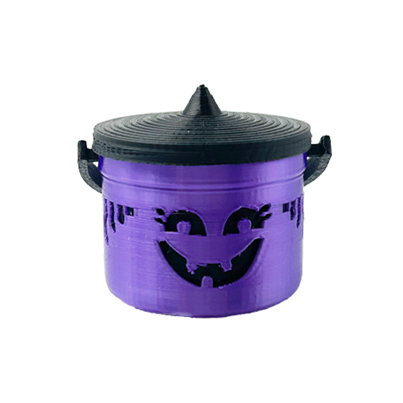 Purple happy bucket