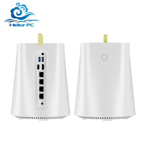 HelorPC AMD Intel NAS Mini PC 300U R7 5700U N100 2イーサネット4 LAN RJ45 MINIPCコンピュータpfsenseデスクトップLinuxファイアウォールルーター - Product Image 1