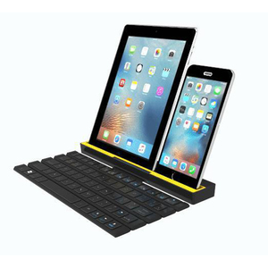 Teclado inalámbrico BT, soporte Universal enrollable de respuesta rápida, Keyboart con soporte - Product Image 6