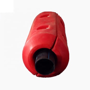 Boya de tubería de dragado de plástico HDPE de alta densidad personalizada directa de fábrica, boya de tubería de dragado de descarga de arena con pieza de pistón - Product Image 1