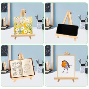 Tùy Chỉnh Gỗ Tripod Bảng Top Giá Vẽ Trẻ Em Sinh Viên Nghệ Thuật Thủ Công Sơn Bàn Giá Vẽ Cho Bức Tranh Hình Ảnh Mini Hiển Thị Tripod - Product Image 5