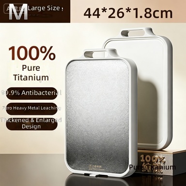 Titanio puro 100% antibacteriano pp-grande 44cm