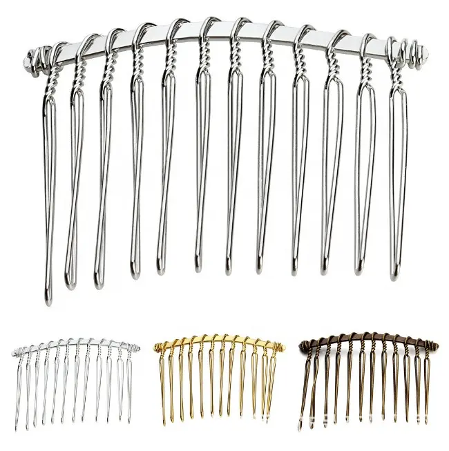 Wholesale Twist Wire High Quality Personalized Metal Hair Comb