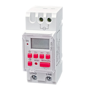 7 Tage programmier bares AUTO Digital Time Relay 100-240VAC THC-20F mit Impuls funktion Sekunden Steuer-Timer-Schalter 20A max. Strom - Product Image 4