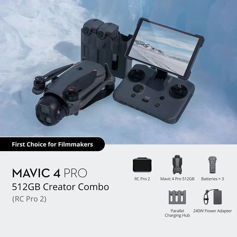 Combo Créateur 4 Pro 512 Go (DJI RC Pro 2)