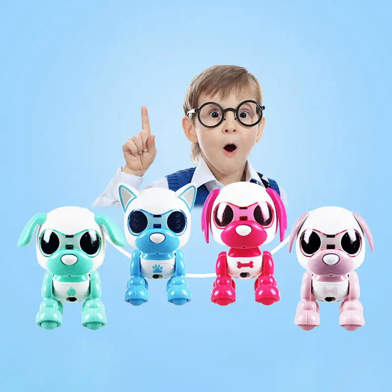 Hot Sale Electronic Interactive Intelligent Robot Dog Toys Emotional Touch Intelligent Toy Robot Pet Dog Recorders Toys