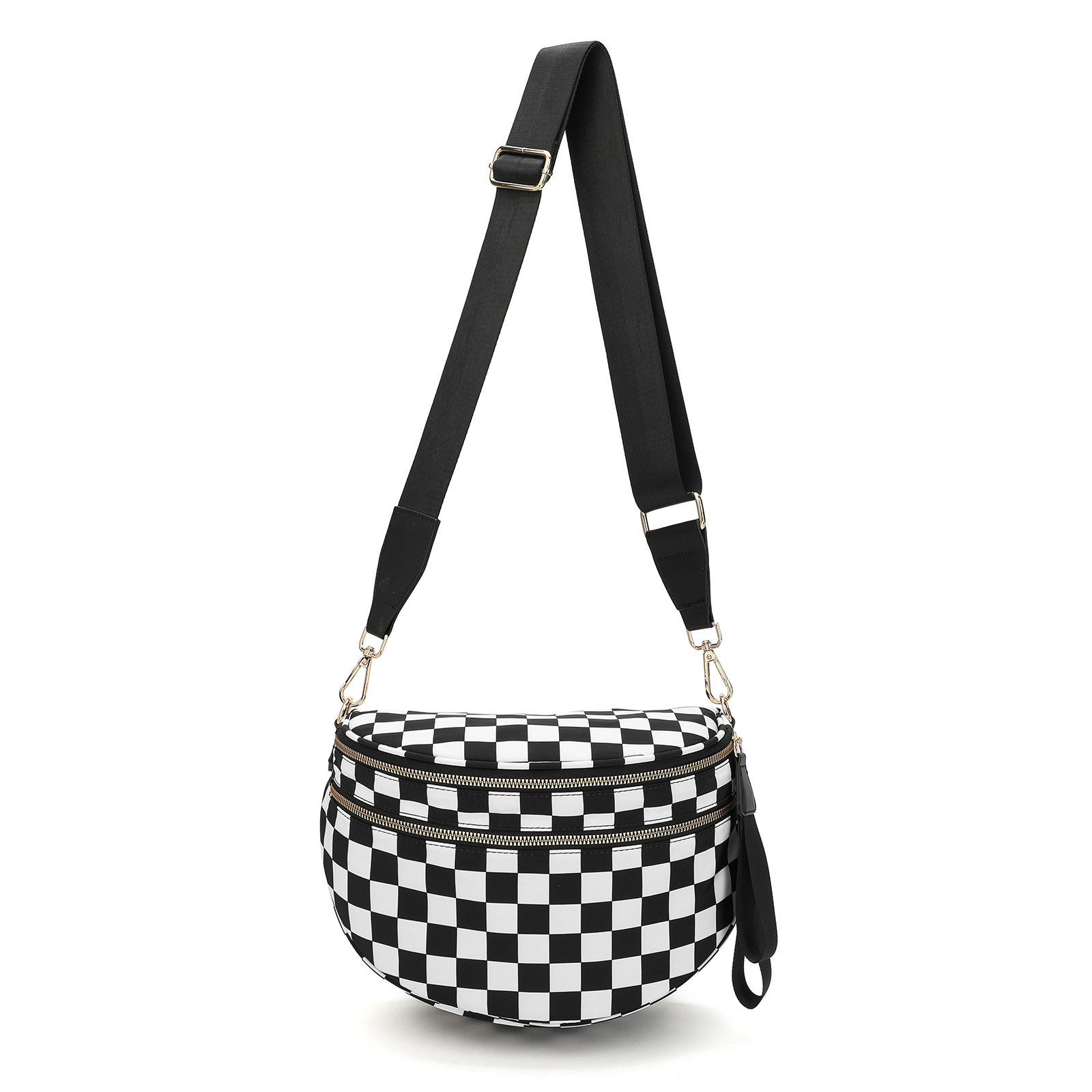 Motif à carreaux noir et blanc