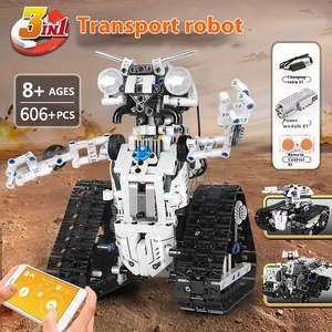 Molde King15046 aplicación eléctrica Robot de Control remoto 3 en 1 bloques de construcción educativos compatibles con Legos juguetes ensamblados - Product Image 3