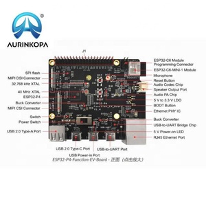 ESP32-P4 scheda di sviluppo Dual-core 400MHz processore RISC-V con modulo ESP32-C6-MINI-1 ESP32-P4-Function-EV-Board - Product Image 4