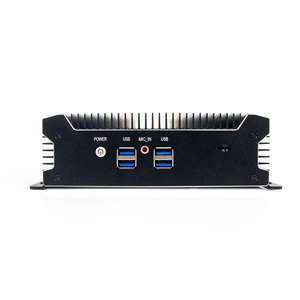 PC industrial Mini interfaces hombre-máquina 2 * LAN 4G SSD sin ventilador VGA RS232 i7 i5 caja computadora pantalla táctil Edge Computing - Product Image 5