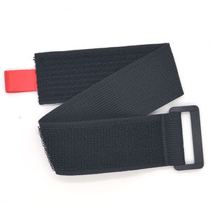 工厂定制弹性钩环带塑料扣可重复使用的钩环弹性防滑带颜色 - Product Image 1