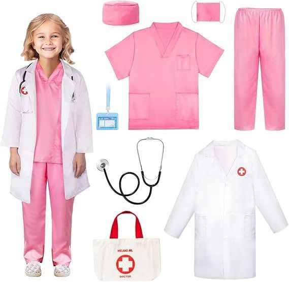 Set da 8 pezzi rosa