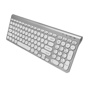 Juego de teclado y ratón USB inalámbrico OEM personalizado 2,4G a precio de fábrica, teclado delgado para uso en la Oficina y el hogar