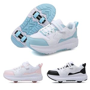 أحذية رياضية عصرية مع عجلات مدمجة، أحذية تزلج خفيفة الوزن للأطفال - Product Image 4
