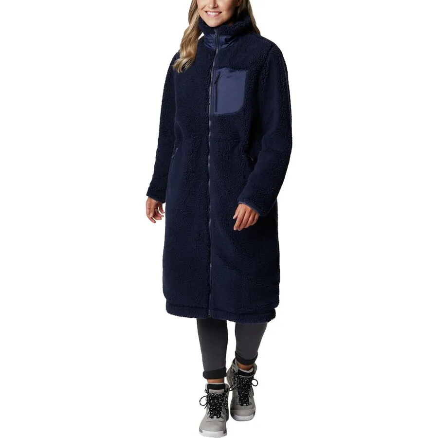 Winter Wear Trendy Plain Teddy Shear ling lange Jacke für Frauen benutzer definierte Lamm Wolle Mantel