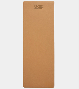 Sustainably Harvested Cork Natrual Rubber Non slip <strong>Yoga</strong> Mat 5mm Custom Logo Printing Pattern Alignment Mat for Sweaty <strong>Yoga</strong> 183cm - Product Image 2
