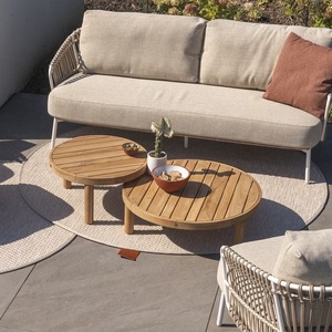 Timless Thiết kế phổ biến rắn khung gỗ giọng Bảng đồ nội thất ngoài trời Vườn <span class=keywords><strong>sofa</strong></span> đi văng và tếch Ghế phòng chờ - Product Image 3