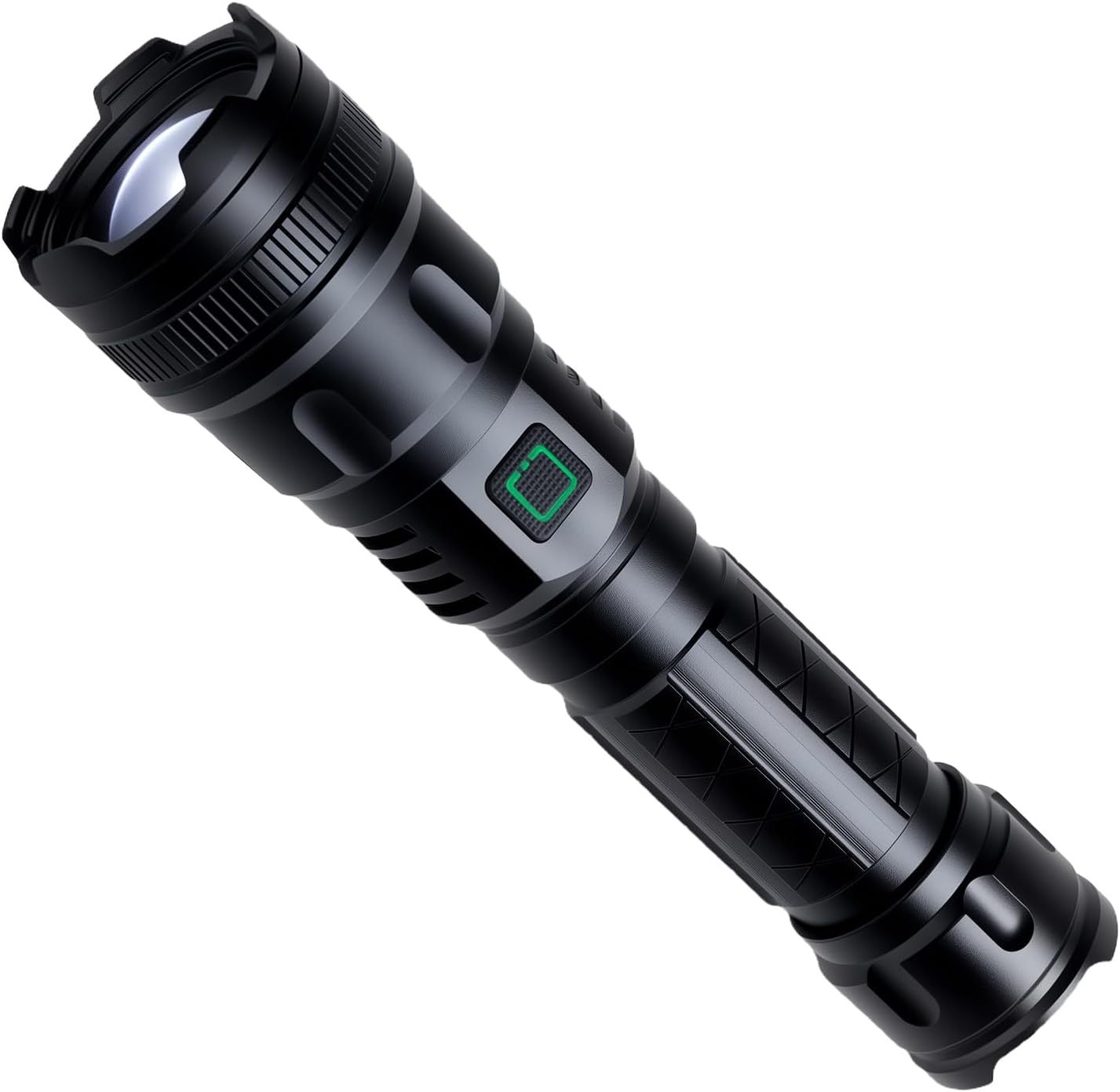 Flashlight + data cable + white box + tail rope