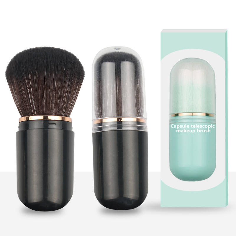 Capsule Retractable Brush Highlight Black