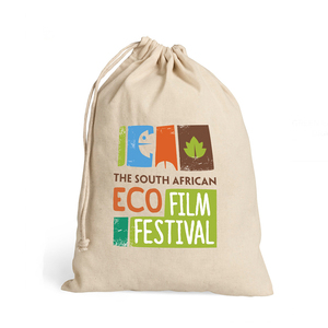 Custom Printed logo with <strong>Pattern</strong> White Soft Mini Small Large Recycled Eco Natural Organic <strong>Draw</strong> Pull <strong>String</strong> Cotton Drawstring <strong>Bag</strong> - Product Image 6
