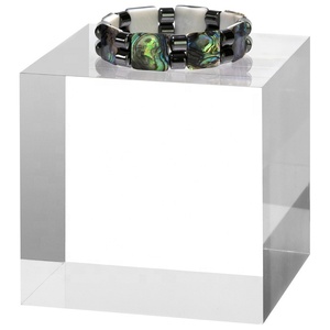 Блок кубиков из перспекса прозрачный Твердый акриловый блок дисплея - Product Image 1