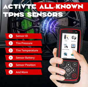 Smart OBD TPMS programmatore Dual Band 315 433MHz universale sensore pressione pneumatici auto strumento di codifica - Product Image 4