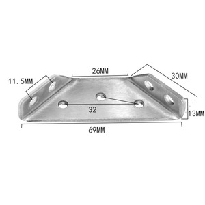 固定角度コードフィクサーステンレス鋼厚3面 - Product Image 3