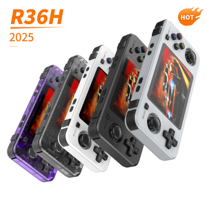R36H elde kullanılır oyun konsolu 3.5 ''ekran Linux sistemi Joystick oyuncu işık WIFI D46S Video oynatıcı konsolu VS R36S - Product Image 1