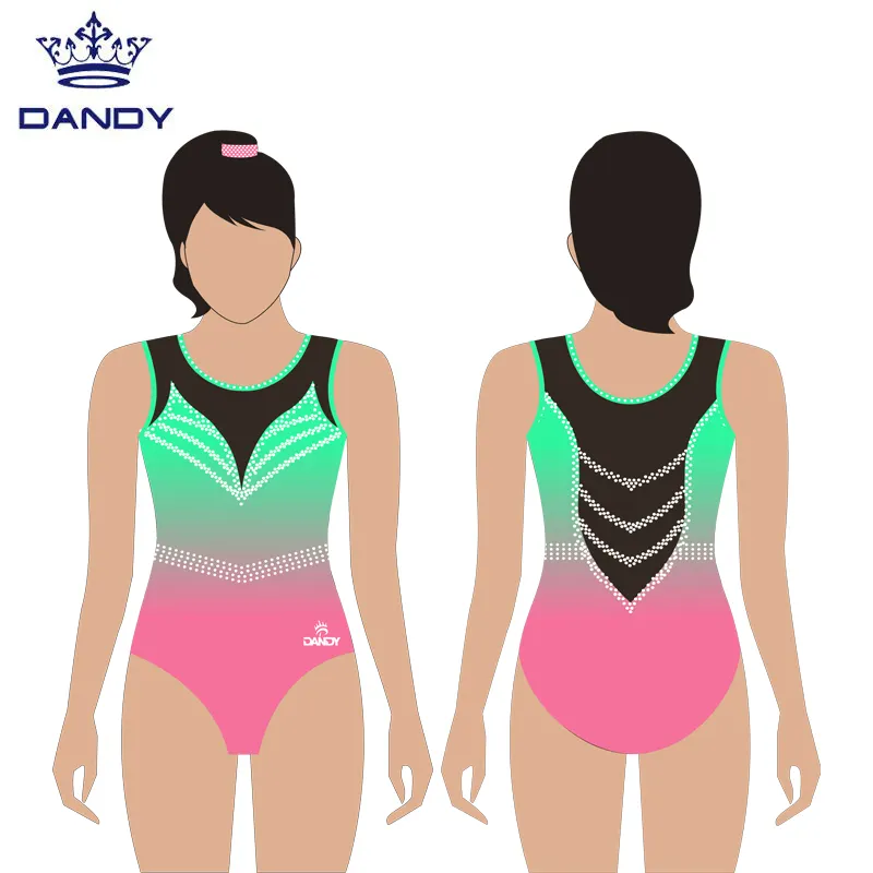 Ropa personalizada de alta calidad para niños, leotardos de gimnasia, ropa sexy de baile escolar para niñas