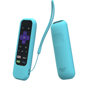 SIKAI silikon kutu örtüsü için TCL ROKU 1 2 3 4 LT HD XD XS akıllı TV uzaktan kumanda muhafazası koruyucu cilt Roku streaming Stick - Product Image 2