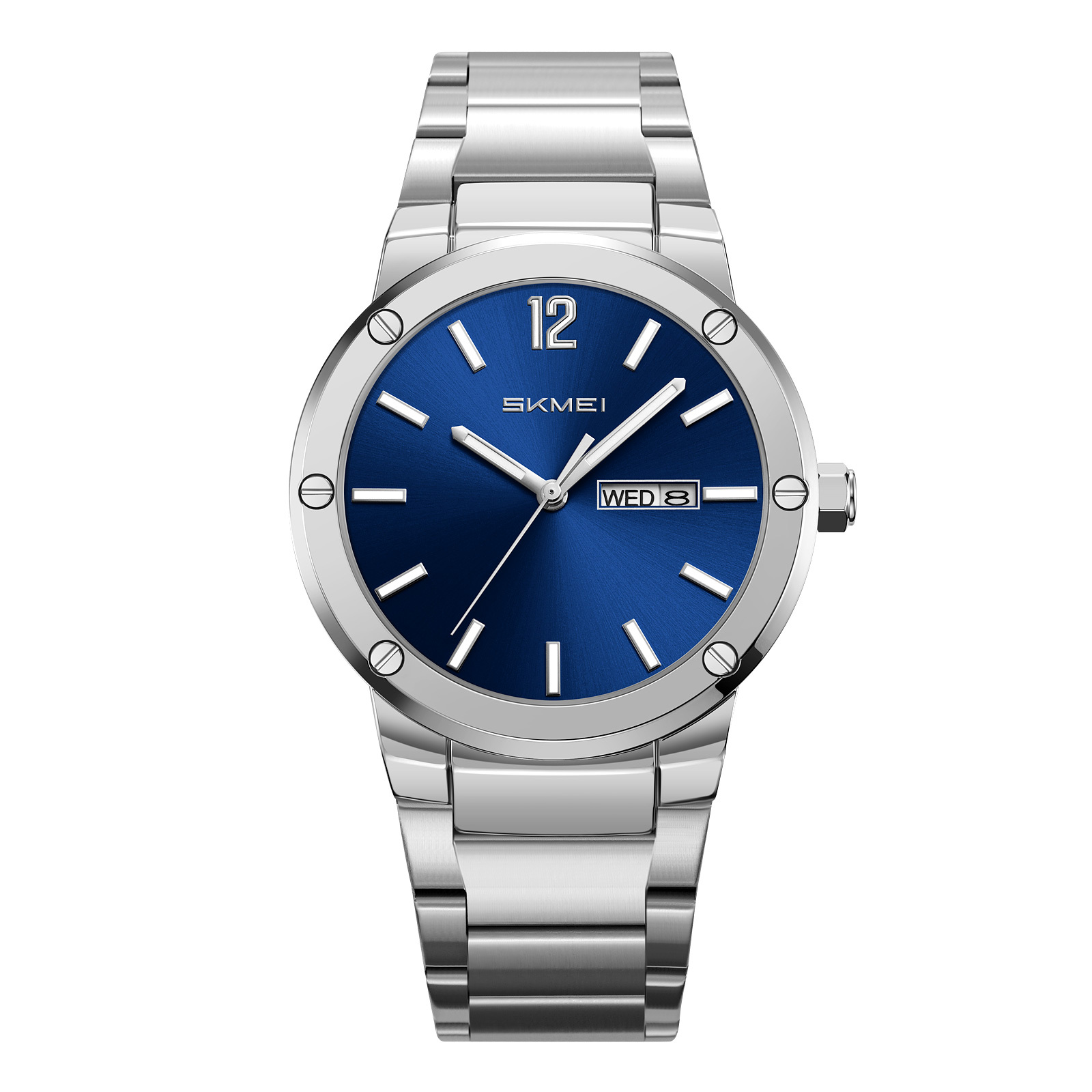 Argent/Bleu