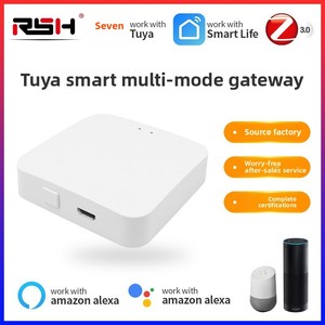 Беспроводной пульт дистанционного управления Tuya Gateway, современный ПК, умный дом, многорежимный шлюз Zigbee, Bluetooth, автоматические Проводные умные функции - Product Image 3