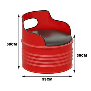 Nhà hàng đồ nội thất bàn và ghế kết hợp thùng dầu ghế sắt công nghiệp Retro cafe nhà hàng Bàn và ghế đặt - Product Image 5