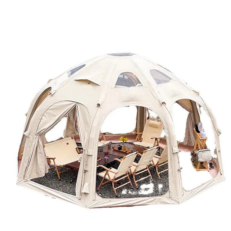 屋外球形インフレータブルテント防雨全自動キャンプ用品星空テント