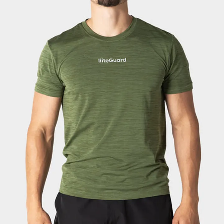 Camiseta de secado rápido para hombre, camiseta de gimnasio con logotipo personalizado, camiseta coolmax de gimnasio